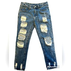 Meike leisure fashion jeans.